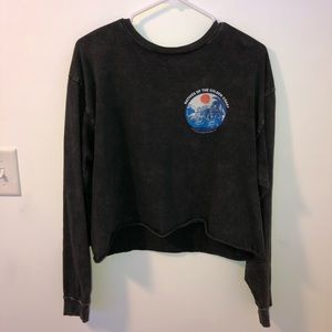 JOHN GALT GOLDEN COAST CROPPED LONG SLEEVE